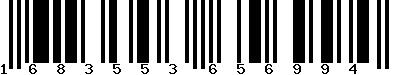 EAN-13 : 1683553656994 EAN-13 : 1683553656994