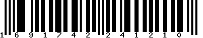 EAN-13 : 1691742241210 EAN-13 : 1691742241210