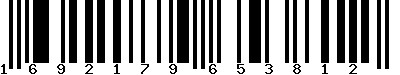 EAN-13 : 1692179653812 EAN-13 : 1692179653812