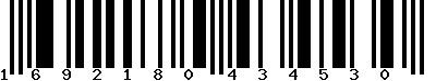 EAN-13 : 1692180434530