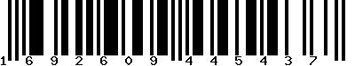 EAN-13 : 1692609445437 EAN-13 : 1692609445437