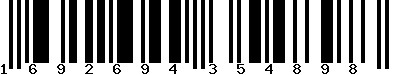 EAN-13 : 1692694354898
