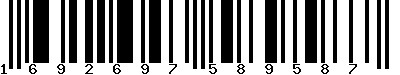 EAN-13 : 1692697589587