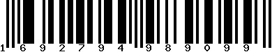 EAN-13 : 1692794989099