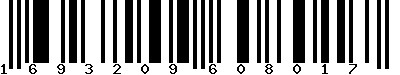 EAN-13 : 1693209608017