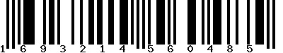 EAN-13 : 1693214560485 EAN-13 : 1693214560485