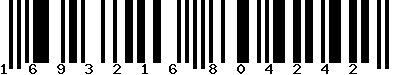 EAN-13 : 1693216804242