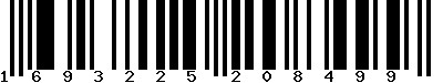 EAN-13 : 1693225208499 EAN-13 : 1693225208499