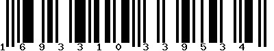 EAN-13 : 1693310339534 EAN-13 : 1693310339534