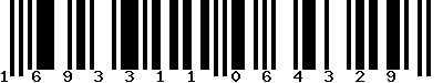 EAN-13 : 1693311064329 EAN-13 : 1693311064329