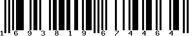 EAN-13 : 1693819674464 EAN-13 : 1693819674464