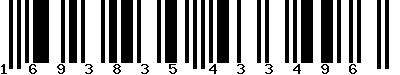 EAN-13 : 1693835433496 EAN-13 : 1693835433496