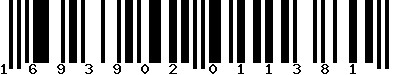 EAN-13 : 1693902011381 EAN-13 : 1693902011381