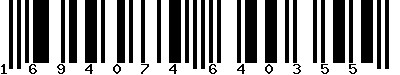 EAN-13 : 1694074640355 EAN-13 : 1694074640355