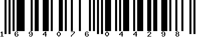 EAN-13 : 1694076044298 EAN-13 : 1694076044298