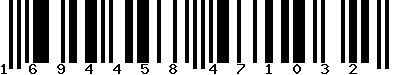 EAN-13 : 1694458471032 EAN-13 : 1694458471032