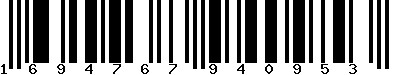 EAN-13 : 1694767940953 EAN-13 : 1694767940953