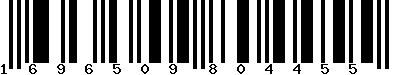 EAN-13 : 1696509804455