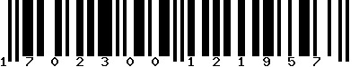 EAN-13 : 1702300121957