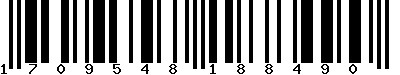 EAN-13 : 1709548188490