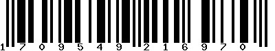 EAN-13 : 1709549216970 EAN-13 : 1709549216970