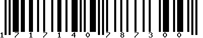 EAN-13 : 1717140787300 EAN-13 : 1717140787300