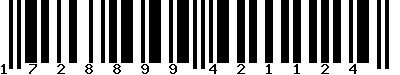 EAN-13 : 1728899421124 EAN-13 : 1728899421124