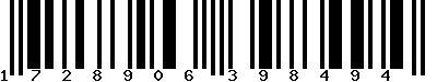 EAN-13 : 1728906398494 EAN-13 : 1728906398494