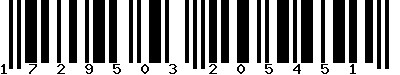 EAN-13 : 1729503205451