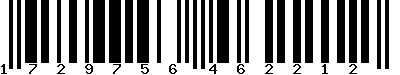 EAN-13 : 1729756462212