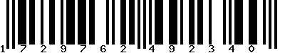 EAN-13 : 1729762492340 EAN-13 : 1729762492340