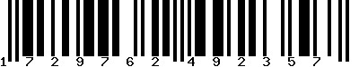 EAN-13 : 1729762492357 EAN-13 : 1729762492357