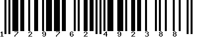 EAN-13 : 1729762492388 EAN-13 : 1729762492388