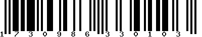 EAN-13 : 1730986330103