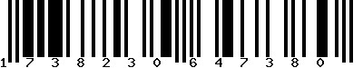 EAN-13 : 1738230647380 EAN-13 : 1738230647380