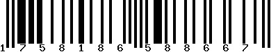 EAN-13 : 1758186588667 EAN-13 : 1758186588667