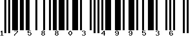 EAN-13 : 1758803499536 EAN-13 : 1758803499536