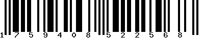 EAN-13 : 1759408522568 EAN-13 : 1759408522568