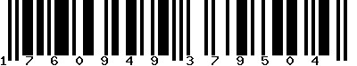 EAN-13 : 1760949379504 EAN-13 : 1760949379504