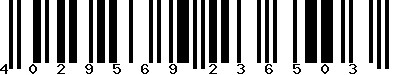 EAN-13 : 4029569236503 EAN-13 : 4029569236503