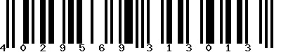 EAN-13 : 4029569313013 EAN-13 : 4029569313013