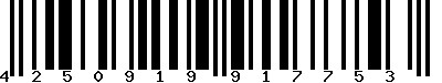 EAN-13 : 4250919917753 EAN-13 : 4250919917753