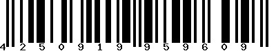 EAN-13 : 4250919959609 EAN-13 : 4250919959609