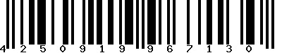 EAN-13 : 4250919967130 EAN-13 : 4250919967130
