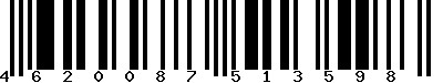 EAN-13 : 4620087513598 EAN-13 : 4620087513598
