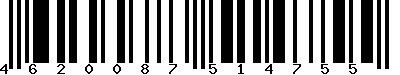 EAN-13 : 4620087514755 EAN-13 : 4620087514755