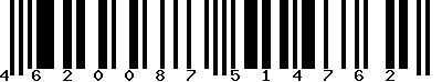 EAN-13 : 4620087514762 EAN-13 : 4620087514762