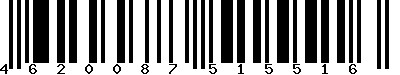 EAN-13 : 4620087515516 EAN-13 : 4620087515516