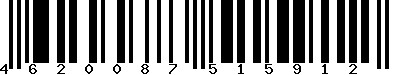 EAN-13 : 4620087515912 EAN-13 : 4620087515912