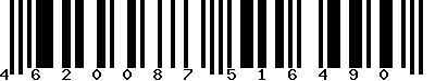 EAN-13 : 4620087516490 EAN-13 : 4620087516490